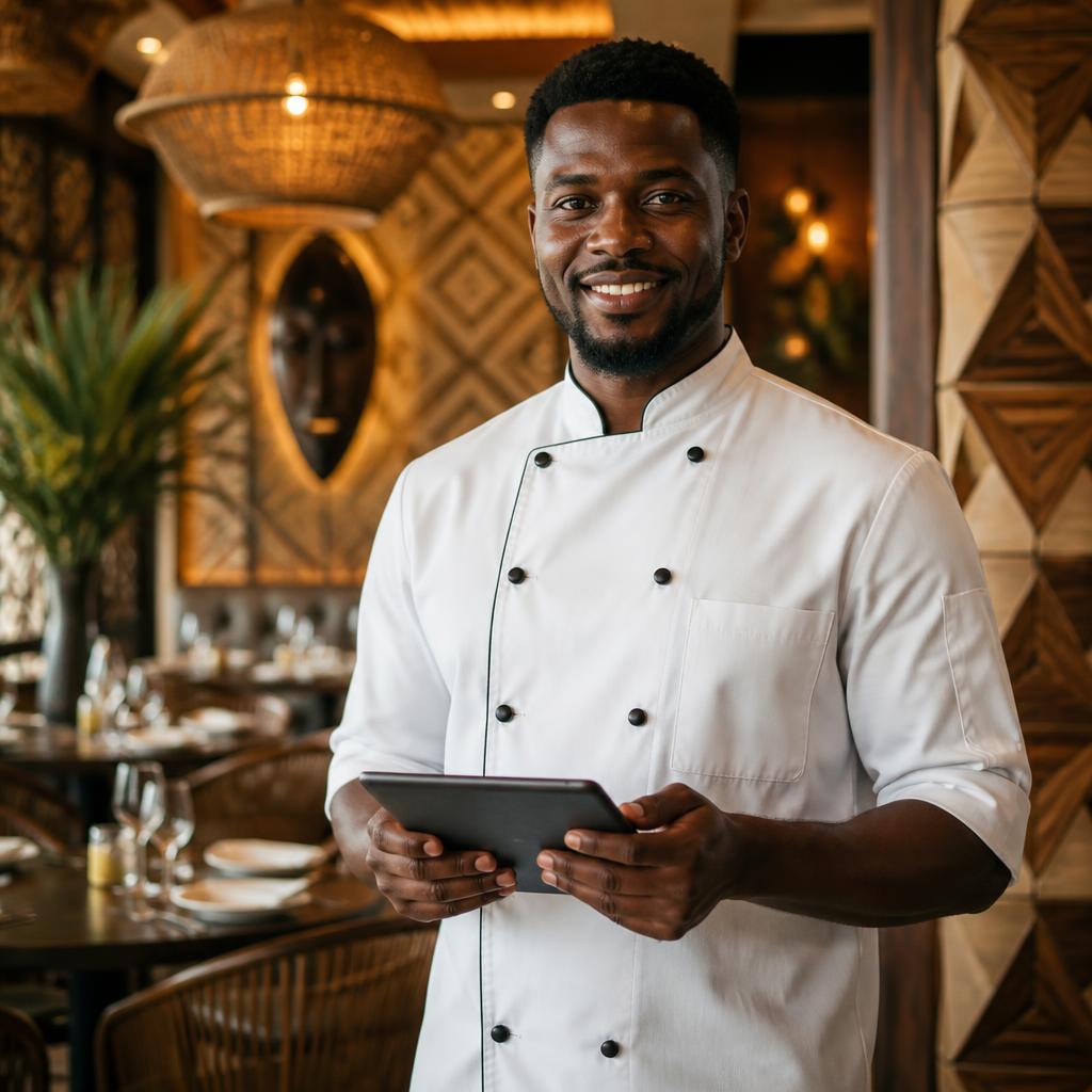 Restaurant moderne africain